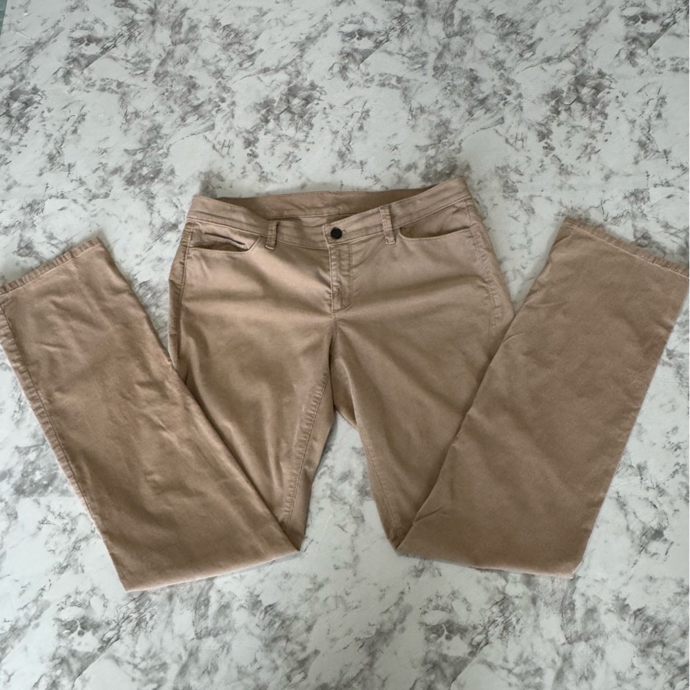 Ann Taylor Beige Corduroy Pants Size 10